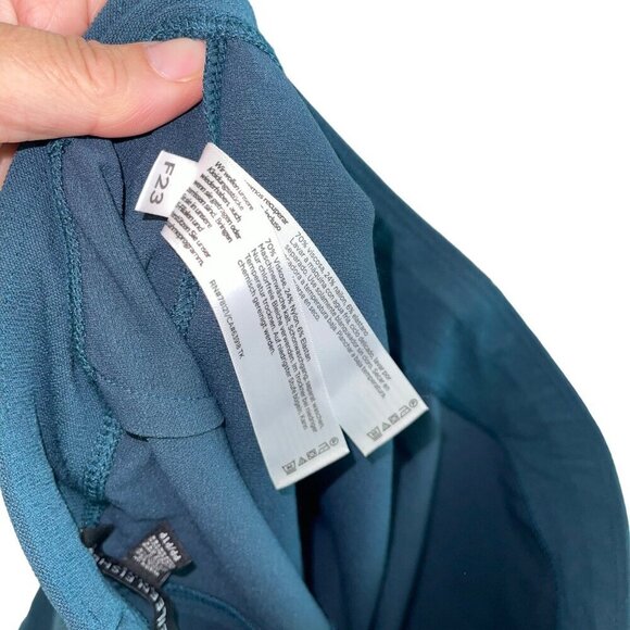 Eileen Fisher Womens Pants Size 4 Green Stretch Crepe Elastic Waist Knit - Picture 4 of 7